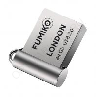 Флешка FUMIKO LONDON 64GB серебряная USB 2.0 (FLO-05)