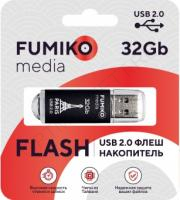 Флешка FUMIKO PARIS 32GB Black USB 2.0 (FU32PABLACK-01/ FPS-29)