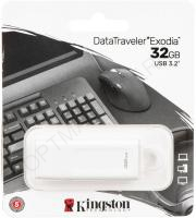 Флешка Kingston 32GB DataTraveler Exodia белая USB 3.2