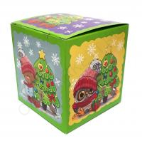 Коробка для кружки "Новогодние зверята", КП-012