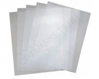 Обложки ПВХ А4, 0,18 мм,кристалл, прозрачные б/цв. (100)