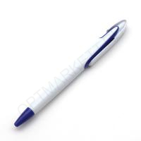Ручка под нанесение логотипа КР03, цвет белый + синий лепесток